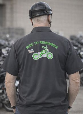 Ride To Remember Mechanic Work Shirt