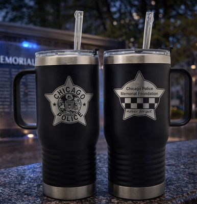 CPD Memorial & CPD Star 40oz Tumbler With Straw