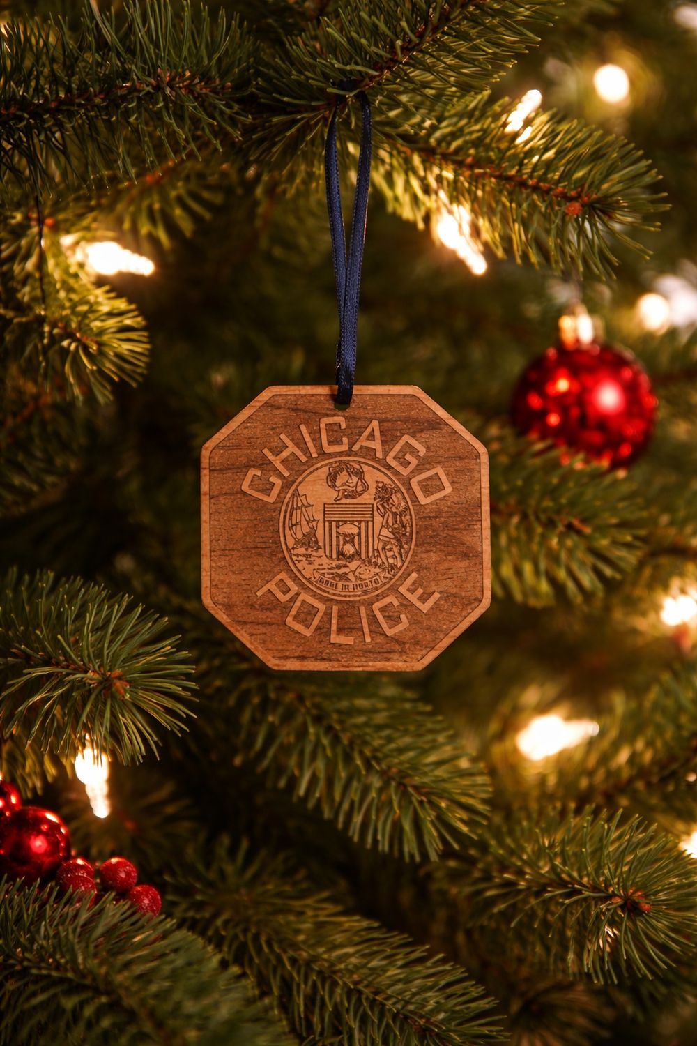CPD Octagon wood Ornament
