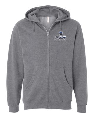 Run to Remember CPD Memorial Full Zip Hoodie Heather Gray