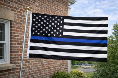 3ft X 5ft Blue Line American Flag