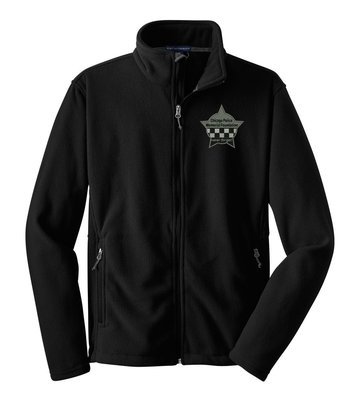 CPD Memorial Black Full Zip Fleece Jacket W/Embroidered Star Logo F217