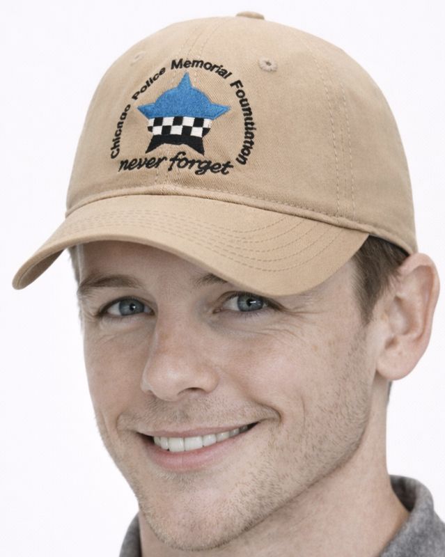 Chicago Police Memorial Khaki Buckle Back Hat