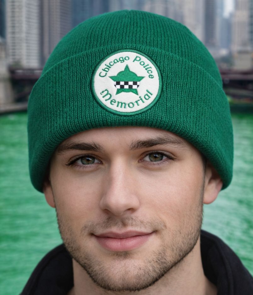 CPD Memorial Irish Green Cuffed Knit Hat