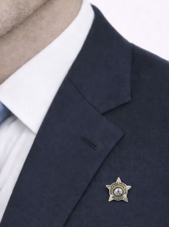 City Of Chicago Police Star Lapel Pin