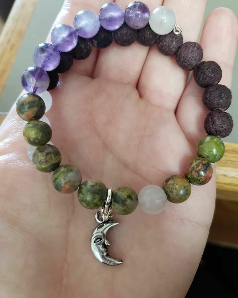 Cycle charting diffuser bracelet