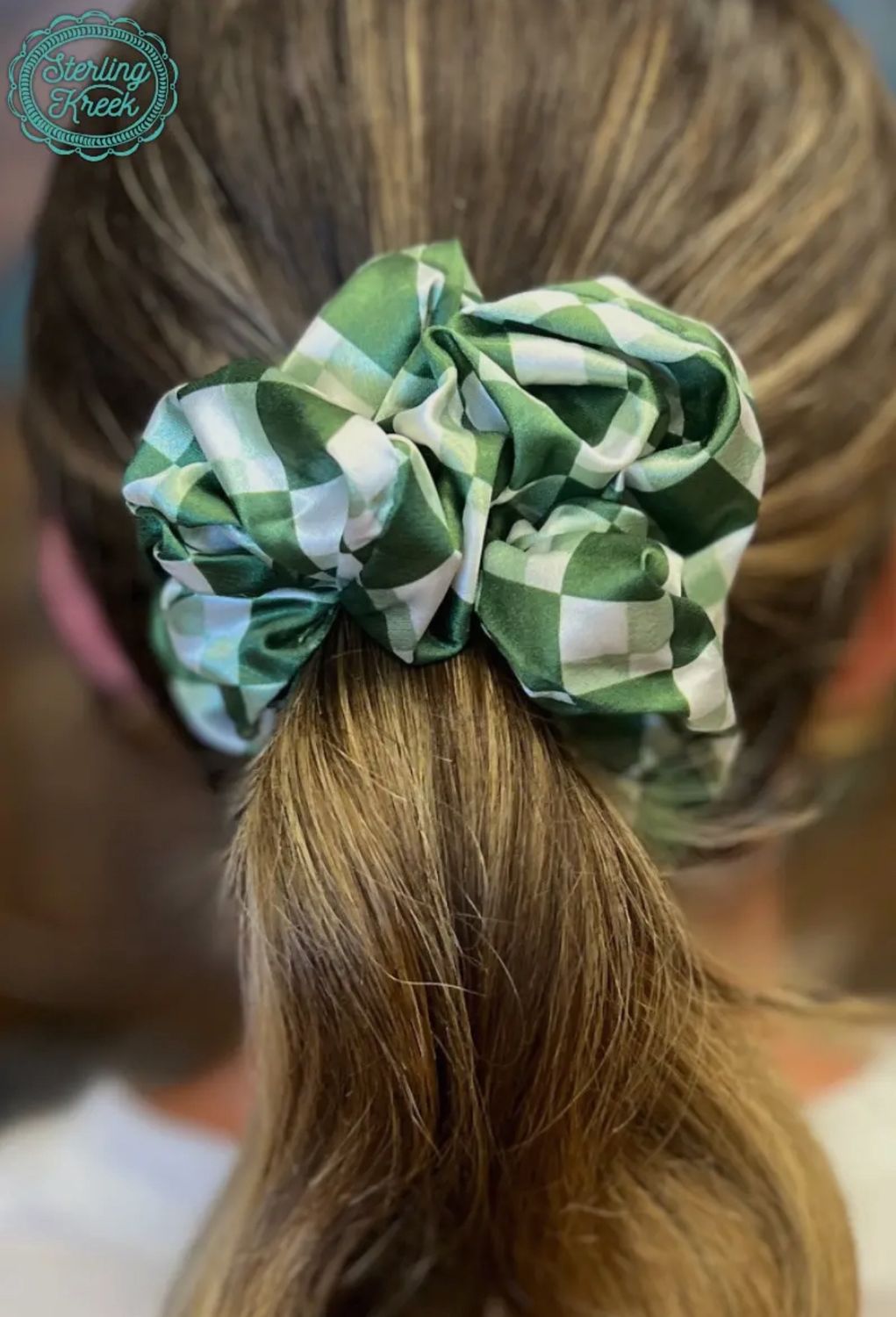 Pep Rally Scrunchie Green
