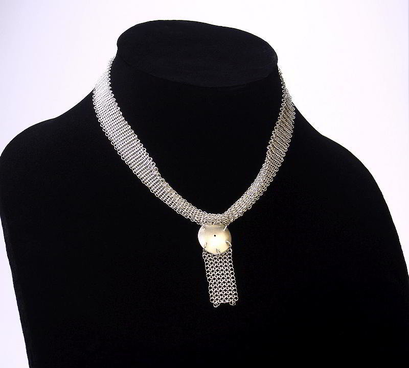 Sterling Silver Sand Dollar Pendant Necklace