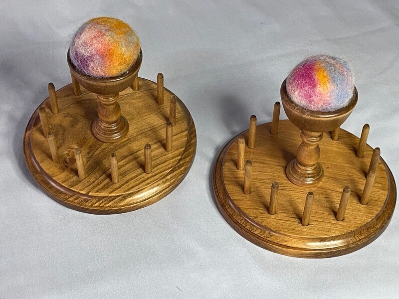 Thread Holder/Wool Pin Cushion Large 7&quot; Round