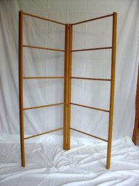 2 - 22&quot; x 60&quot; Tall  10 each 7/8&quot; Rods Folding Screen