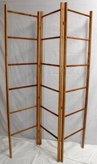 3 Fold - 22&quot; Wide x 80&quot; Tall 18 Rods - Ladder