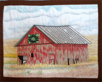 Barn Quilt Trails #3 Green Wreath