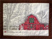 Barn Quilt Trails #5 Squared Pinwheel