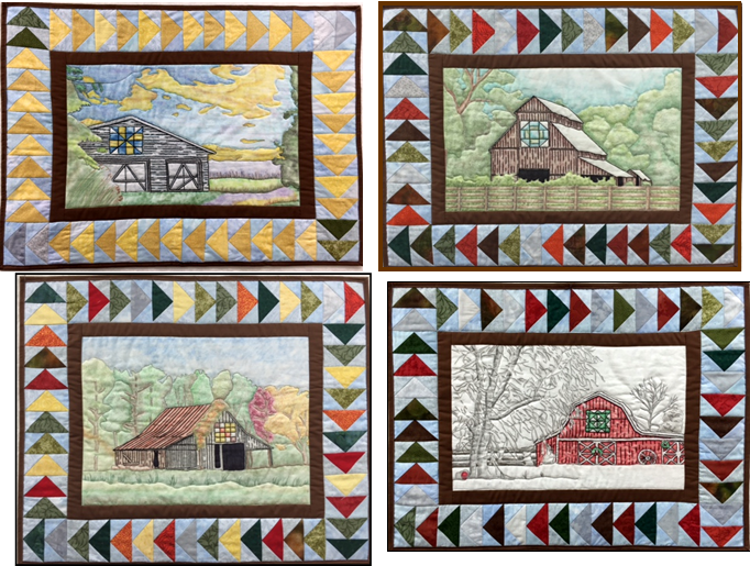 Barn Quilt Trails Block #2, #5, #7, &amp; #11