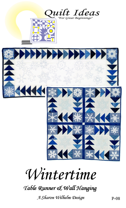 Wintertime Table Runner and Wall Hanging