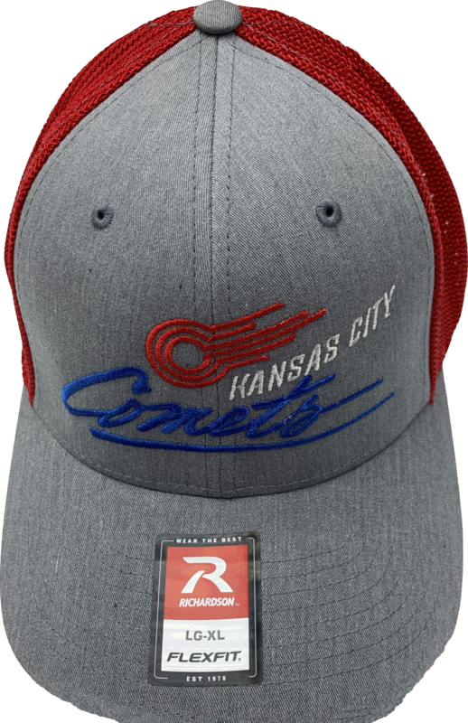 Flexfit Heathered Red Blue Comets
