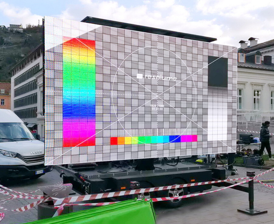 LED Trailer Screen 13 qm. 3,9mm Nationstar