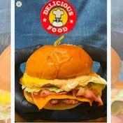 Smash  Flaming Picante Hamburguesa Delicious