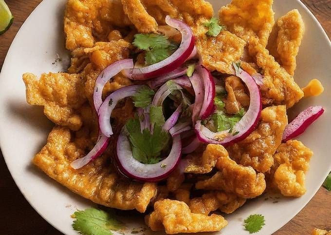 Menú Ceviche de Chicharton más 1 patata y 1 bebida