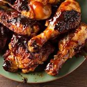 Flaming BBQ Chicken  6 Pzs de pollo picante  más 1 patatas y 1 bebida