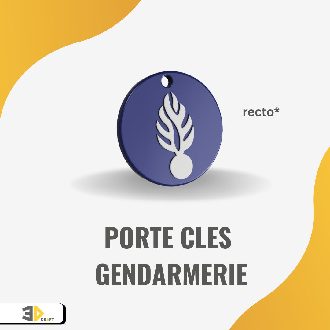 Porte-clés "Gendarmerie"