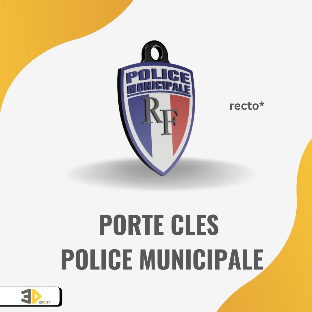Porte-clés "Police municipale"