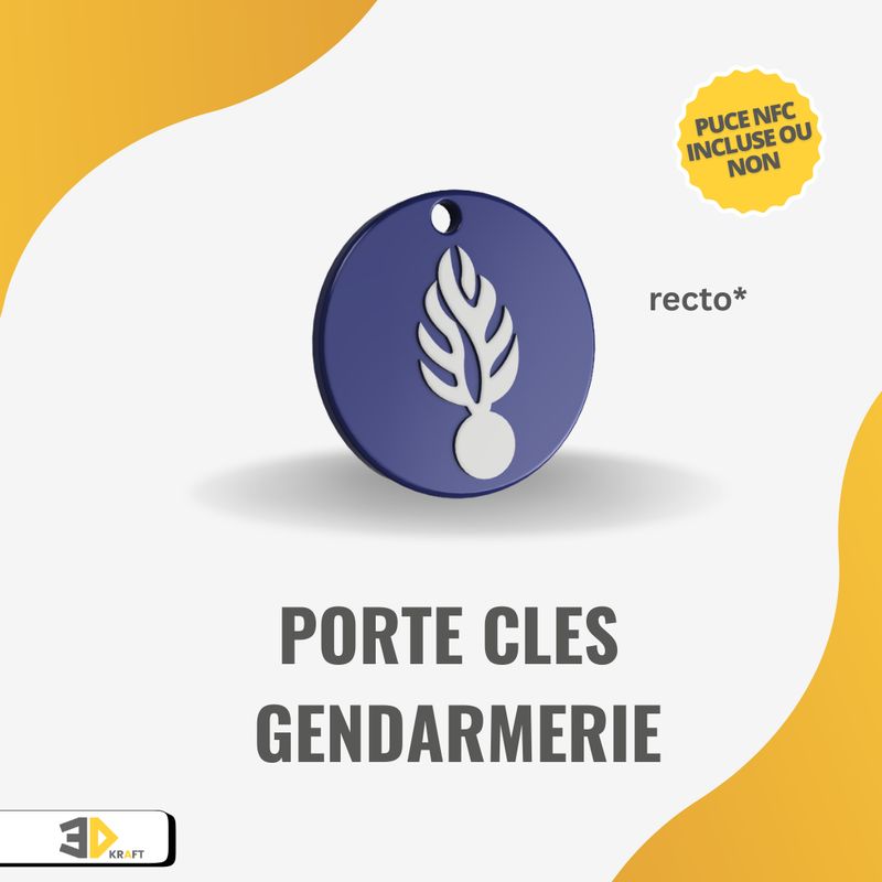 Porte-clés "Gendarmerie"