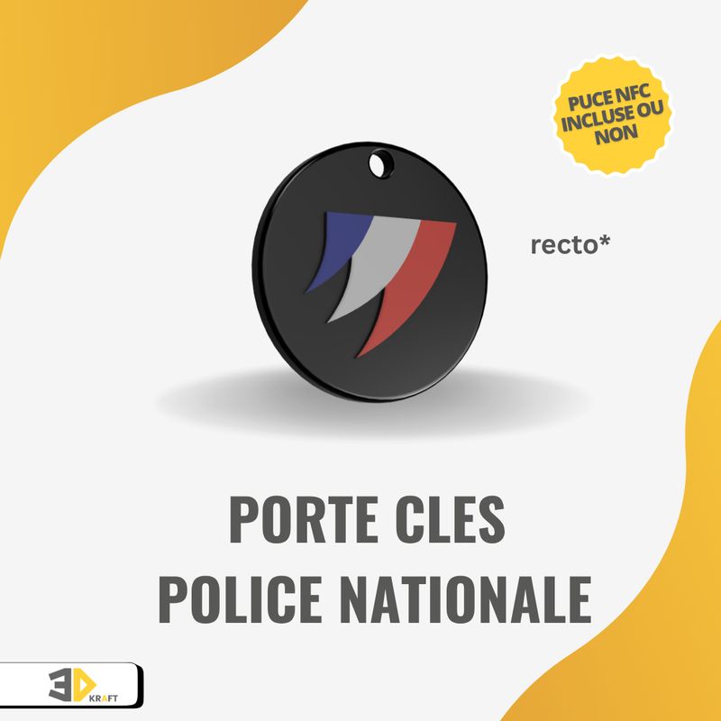 Porte-clés "Police Nationale"