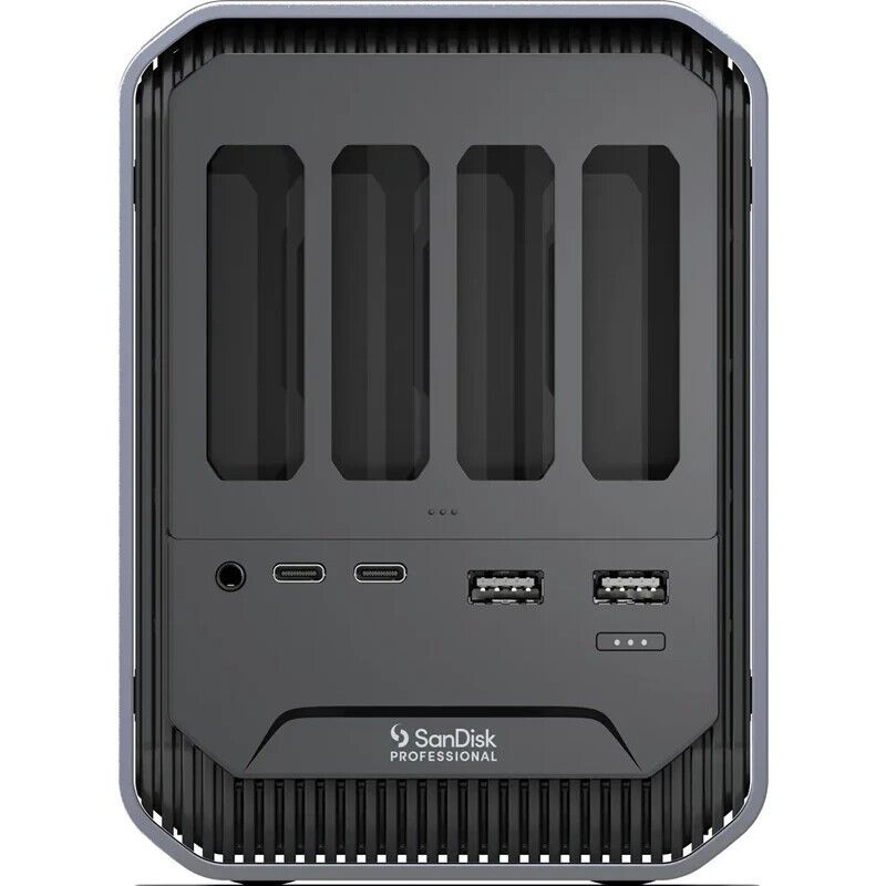 SanDisk Professional PRO-Reader DOCK 4 Cardreader | Thunderbolt 3