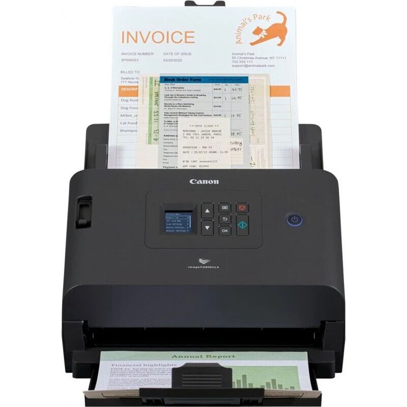 Canon imageFORMULA DR-S250N Dokumenten-Scanner | A4 | 600dpi | 50S/Min | LAN