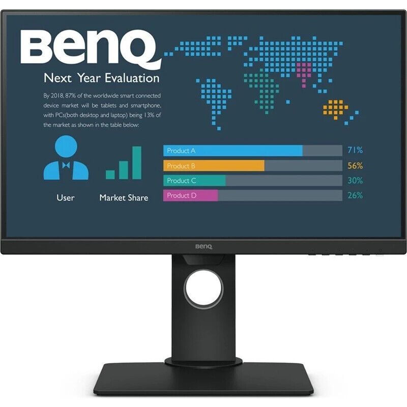BenQ Monitor BL2480T LED-Display 24&quot; FHD | IPS | 5ms | HDMI | VGA | DisplayPort
