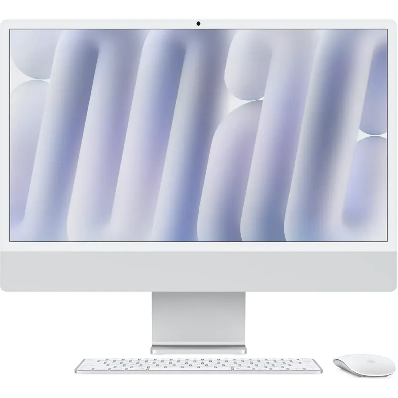 Apple iMac 24&quot;, silber, M3 - 8 Core CPU / 10 Core GPU, 16GB RAM, 256GB SSD