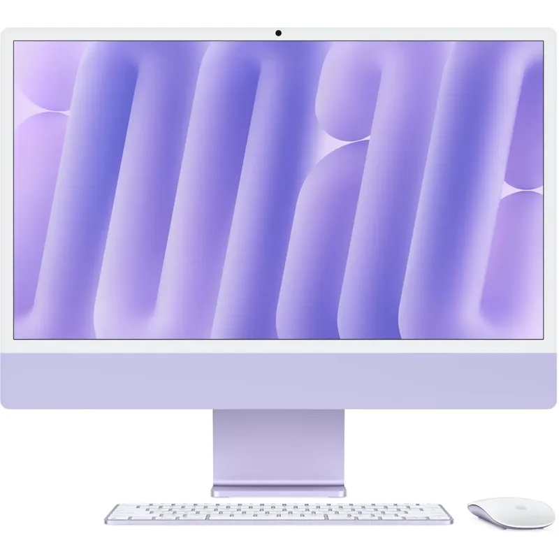 Apple iMac 24&quot;, violett | M4 8/8 | 16GB RAM | 256GB | macOS