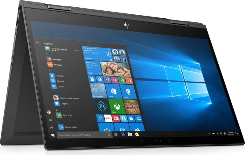 HP Envy x360 15-cp0001ng, schwarz, Ryzen 5 2500U, 8GB RAM, 256GB SSD, DE