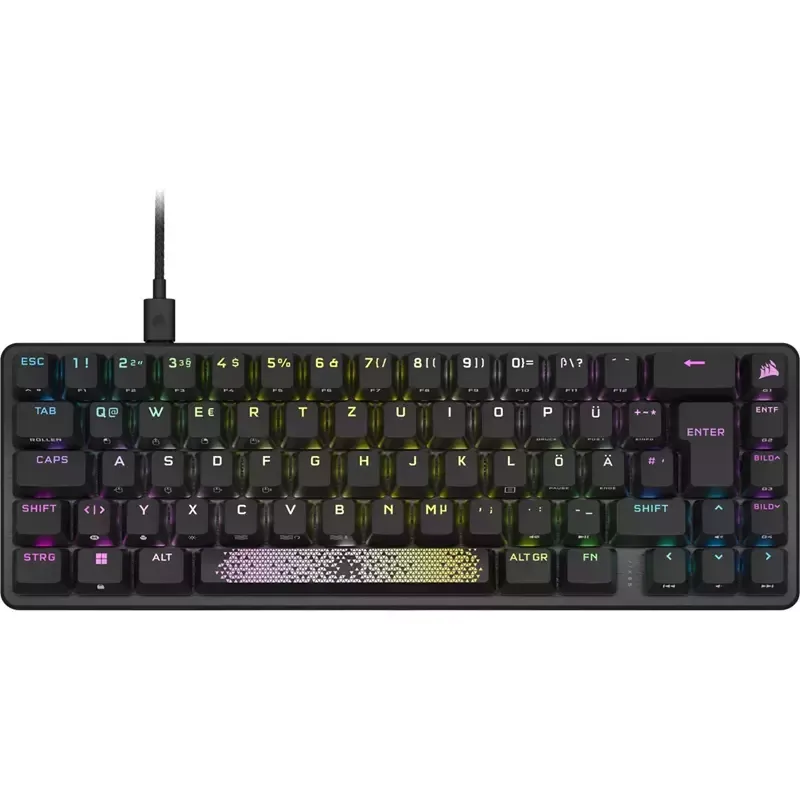 Corsair K65 PRO Mini RGB, Corsair OPX, USB, DE