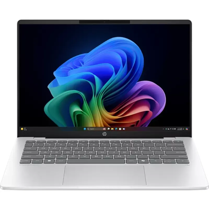 HP OmniBook 5 AI 14-he0354ng, Silver, Snapdragon X - X1-26-100, 16GB RAM, 512GB SSD, DE