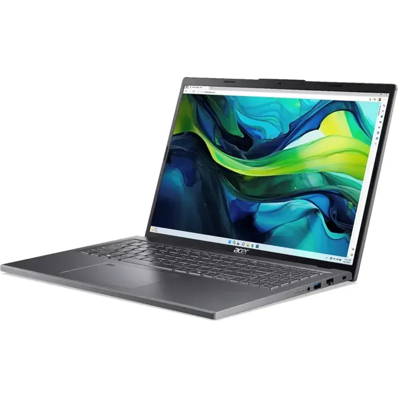 Acer Aspire 16 A16-71GM-73BH, Gray, Core Ultra 7 155H, 16GB, 1TB, RTX 3050, DE