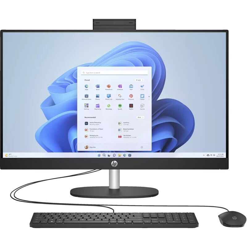 HP All-in-One 27-cr0471ng, weiß, Ryzen 7 7730U, 16GB RAM, 512GB SSD