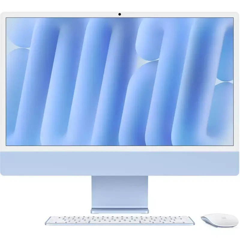 Apple iMac 24", blau, M4 - 8 Core CPU / 8 Core GPU, 16GB RAM, 256GB SSD [2024]