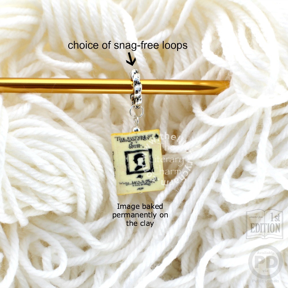 THE PICTURE OF DORIAN GRAY Book Bead Stitch Marker