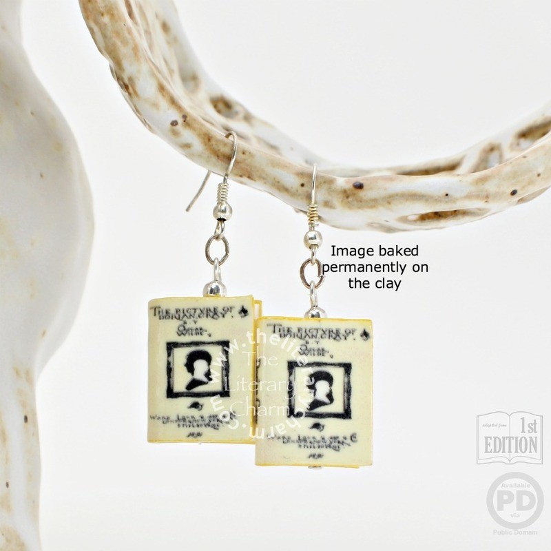 THE PICTURE OF DORIAN GRAY Book Bead Earrings Oscar Wilde