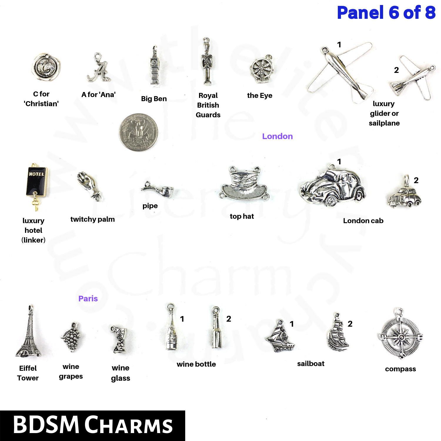 BDSM Pewter Charms, bdsm toys, bdsm jewelry, kink toys, Triskelion symbol, Bondage, Submissives, Dominatrix,