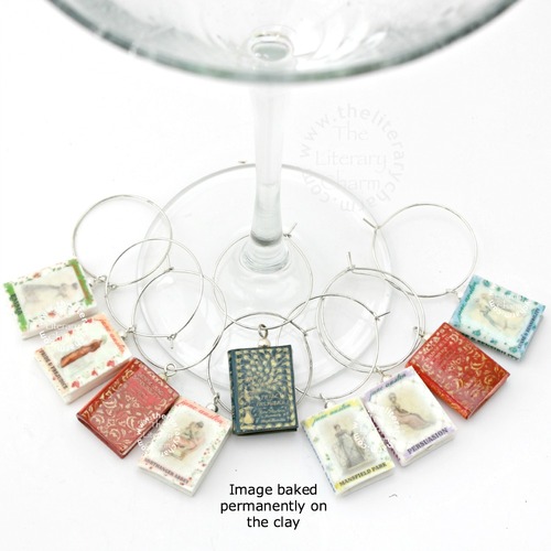 JANE AUSTEN Wine &amp; Beverage Charms