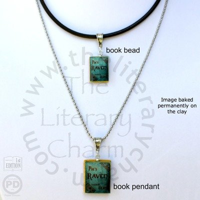 THE RAVEN Book Necklace UNISEX Choose Your Chain