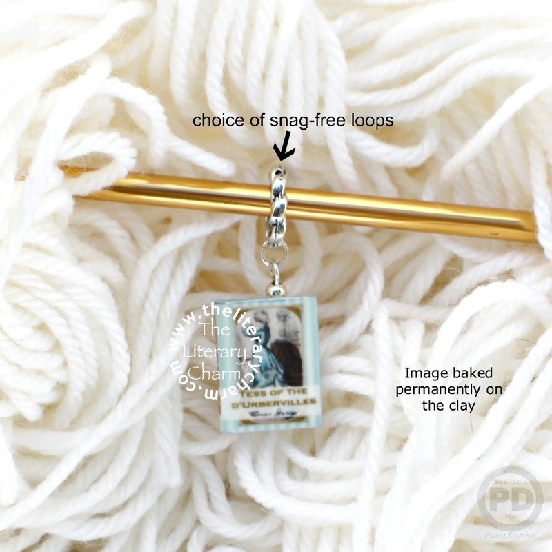TESS OF THE d&#39;URBERVILLES Book Bead Stitch Marker