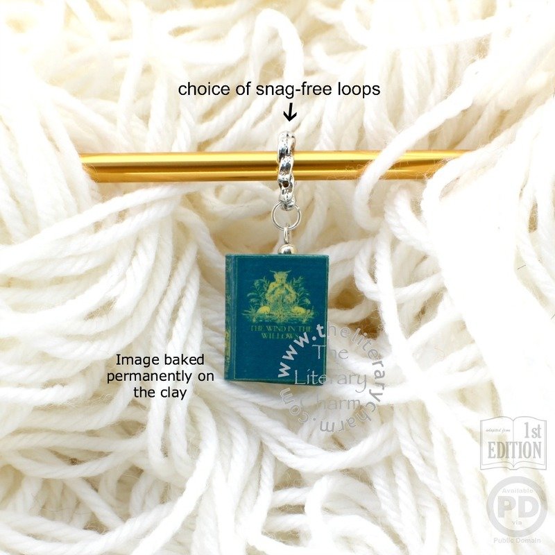 THE WIND IN THE WILLOWS Book Bead Stitch Marker