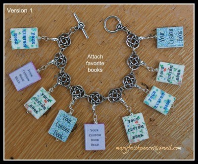 Celtic Knot Bracelet with Optional Book Beads  (2 Versions)