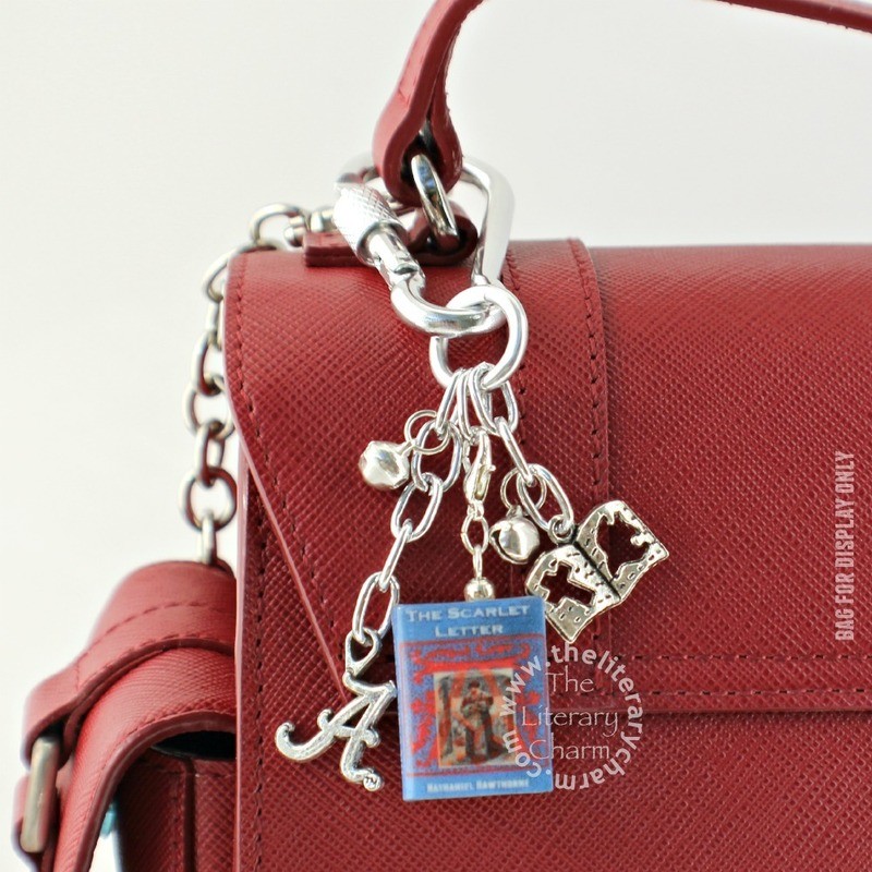 SCARLET LETTER Bag Backpack Purse Clip Key Chain