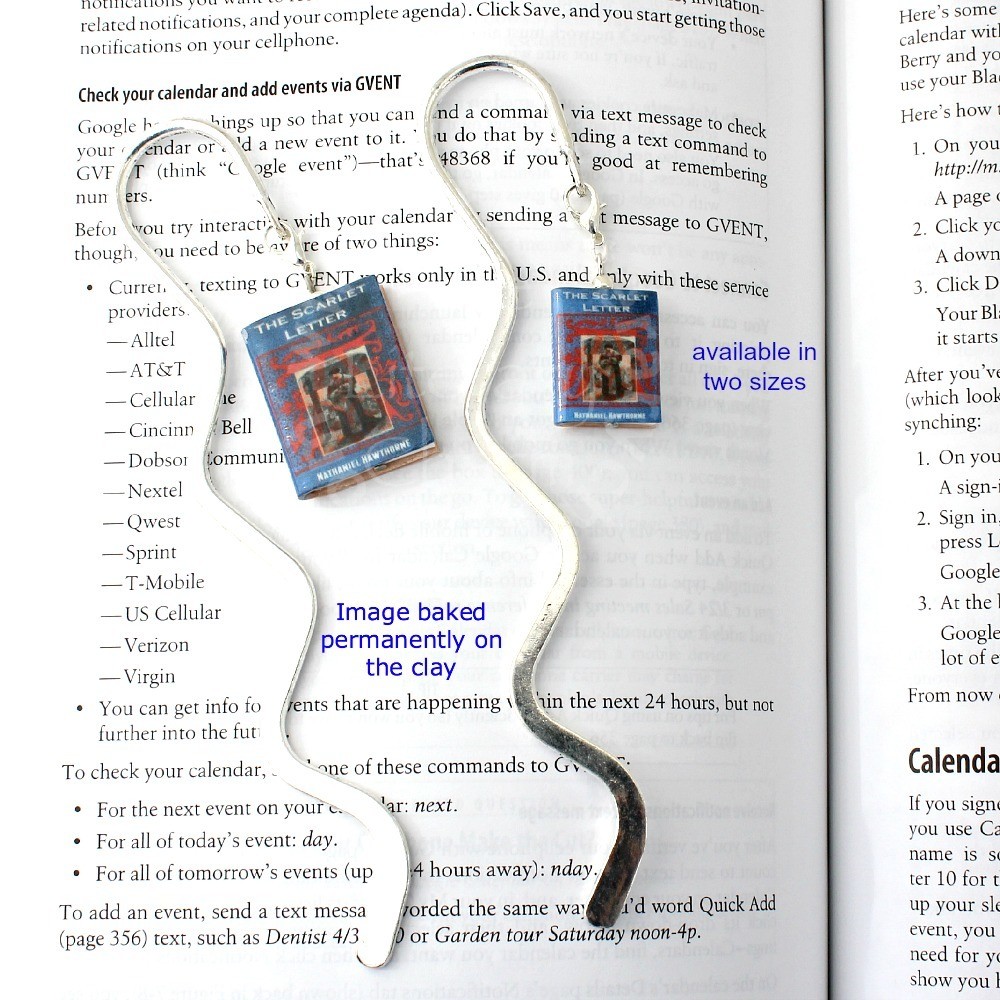 SCARLET LETTER Bookmark or Hookmark