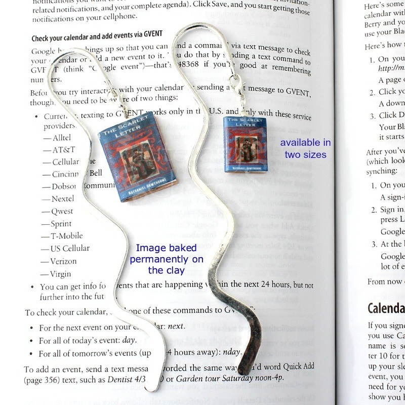 SCARLET LETTER Bookmark or Hookmark